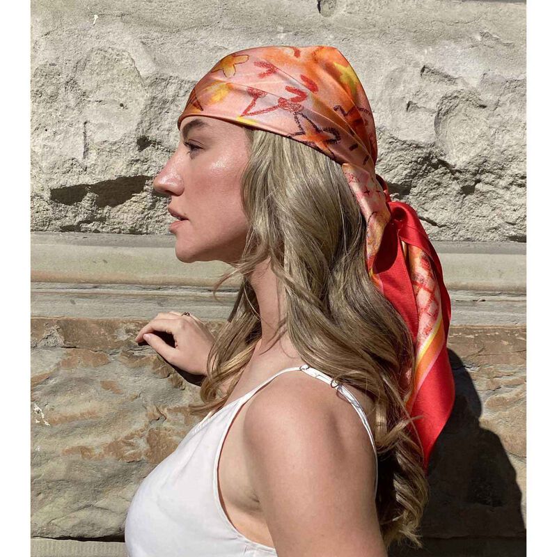 Dark Hampton X Jackie Green The Sweet As Silk Scarf image number 2